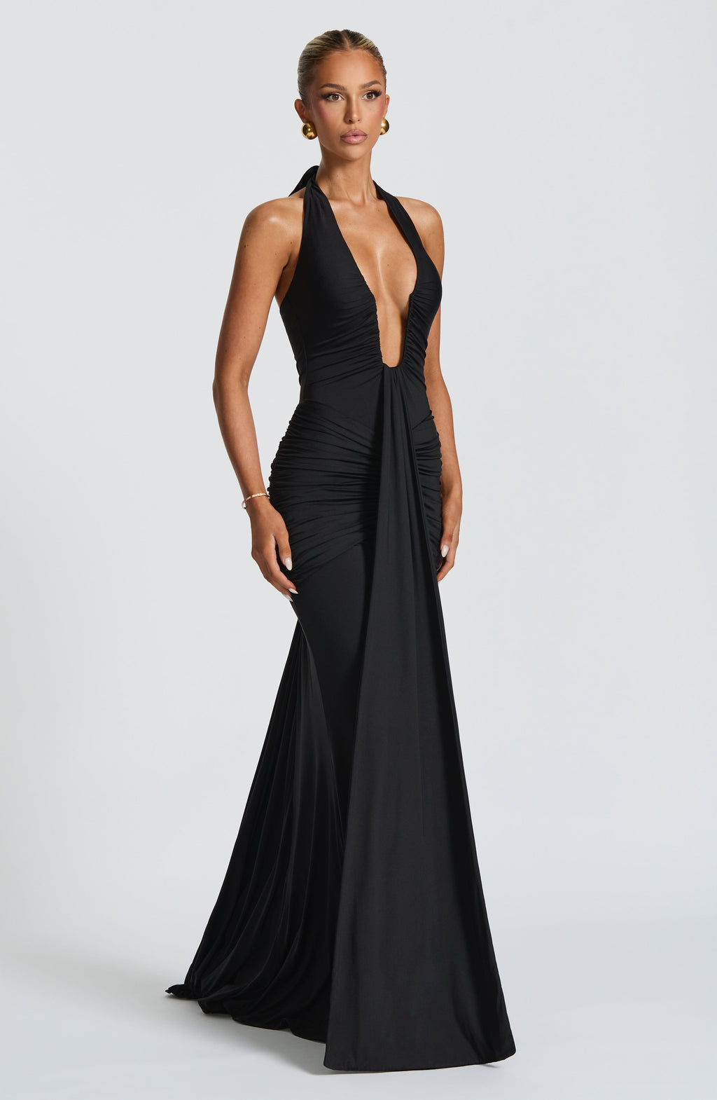 Rosetta Maxi Dress - Black - Napalia