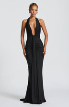 Rosetta Maxi Dress - Black - Napalia