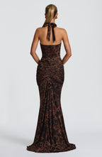 Rosetta Maxi Dress - Leopard Print - Napalia