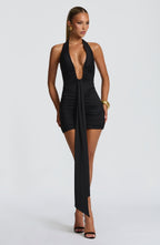 Rosetta Mini Dress - Black - Napalia