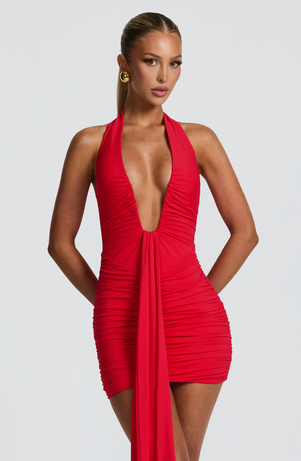 Rosetta Mini Dress - Red - Napalia
