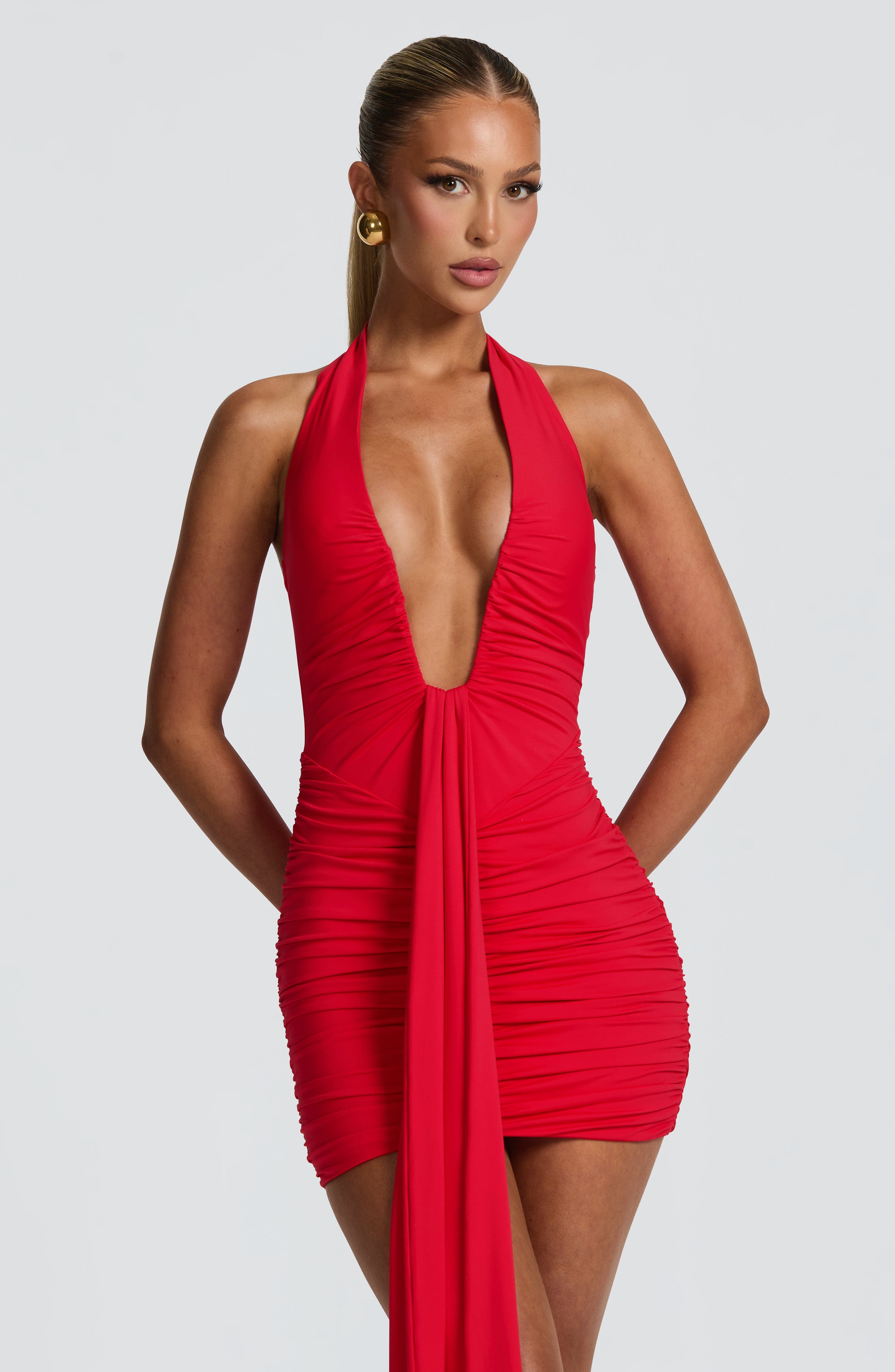 Rosetta Mini Dress - Red - Napalia