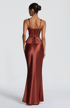 Rowan Corset - Rust - Napalia