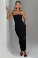 Roxanne Midaxi Dress - Black - Napalia