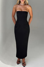 Roxanne Midaxi Dress - Black - Napalia