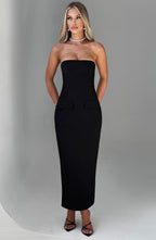 Roxanne Midaxi Dress - Black - Napalia