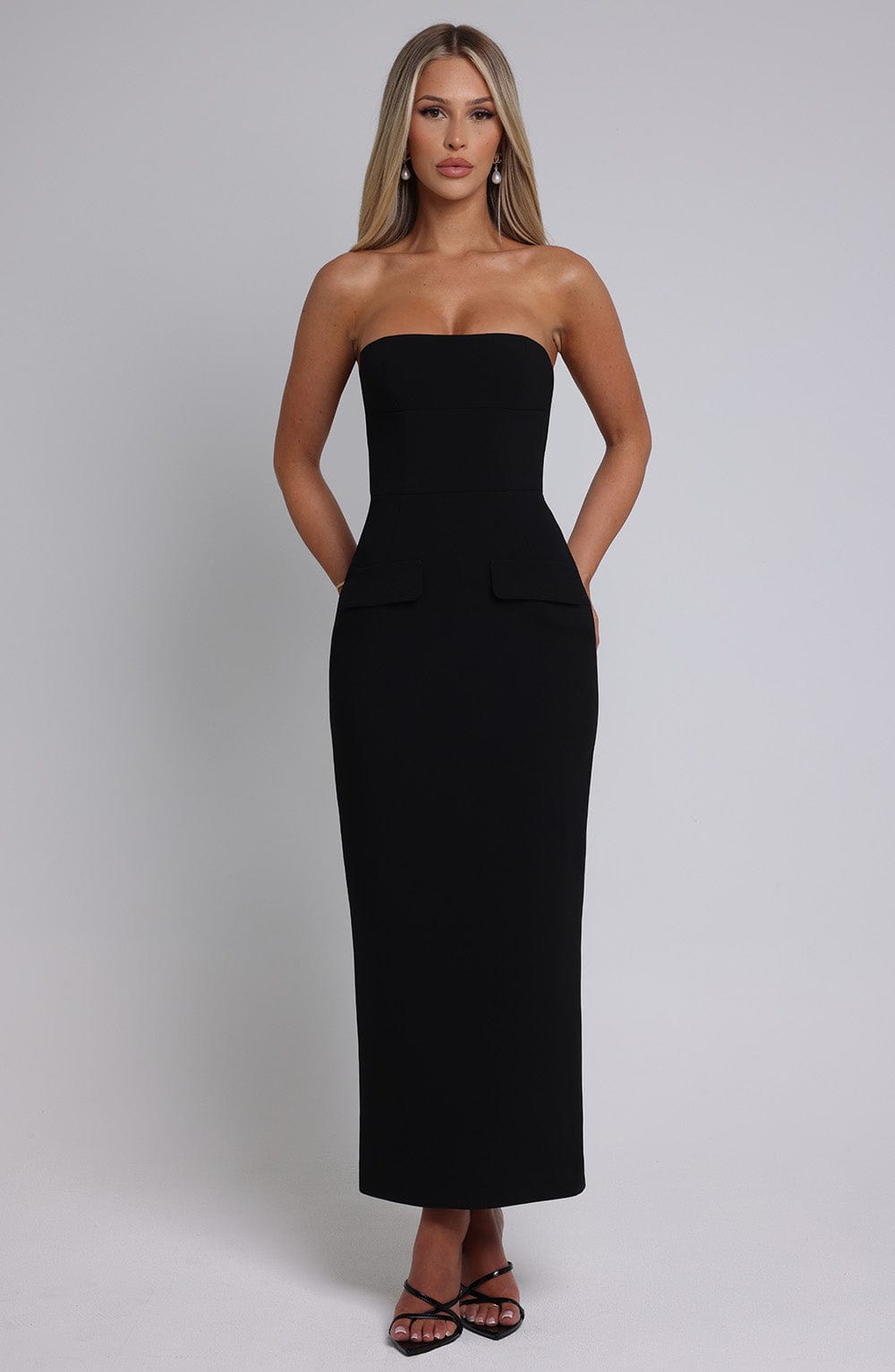 Roxanne Midaxi Dress - Black - Napalia