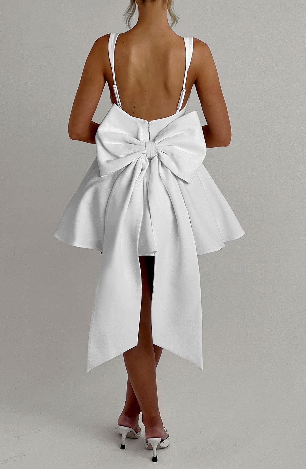 Rue Mini Dress - Ivory - Napalia