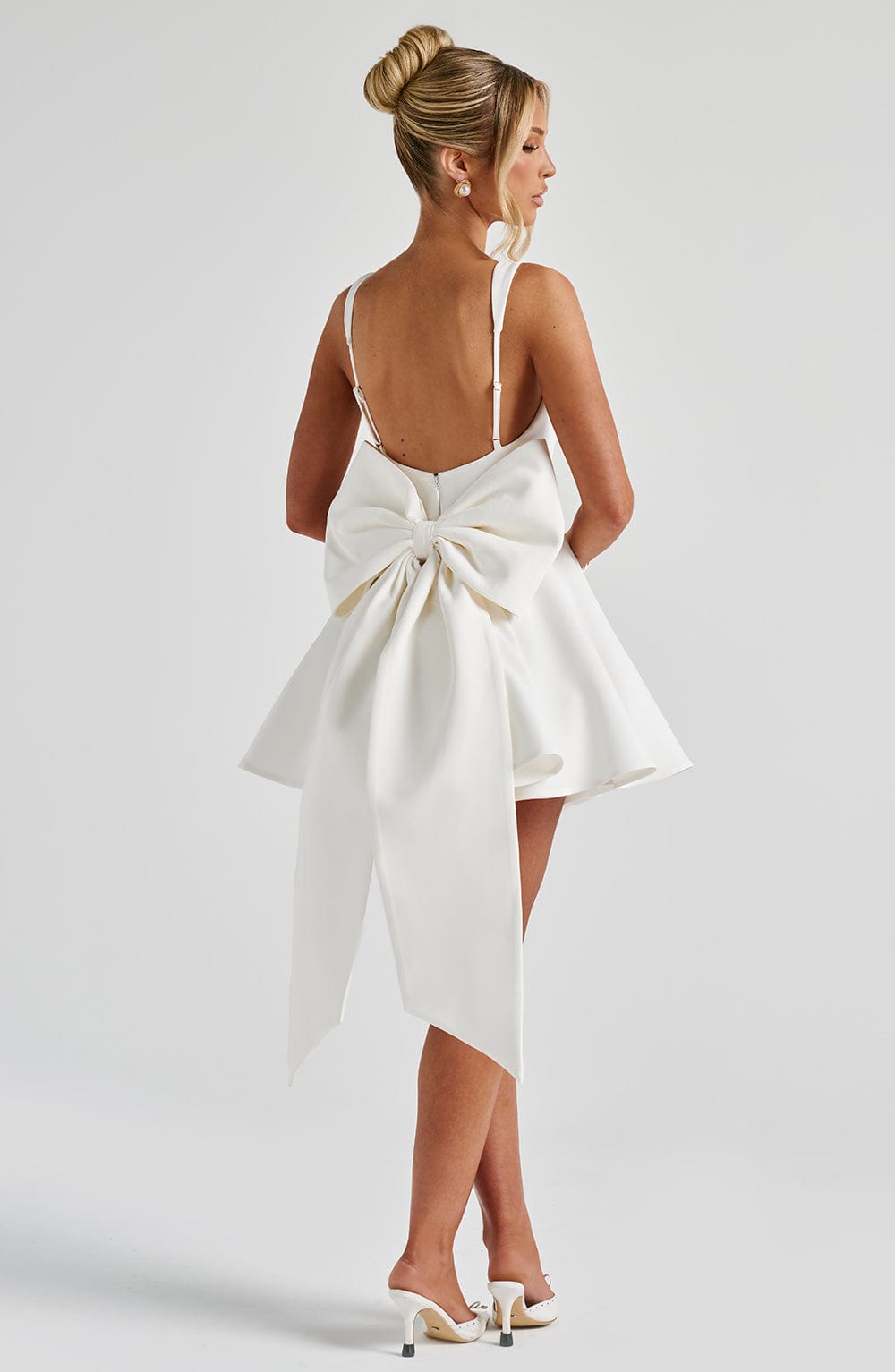 Rue Mini Dress - Ivory - Napalia