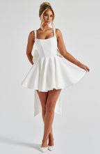 Rue Mini Dress - Ivory - Napalia