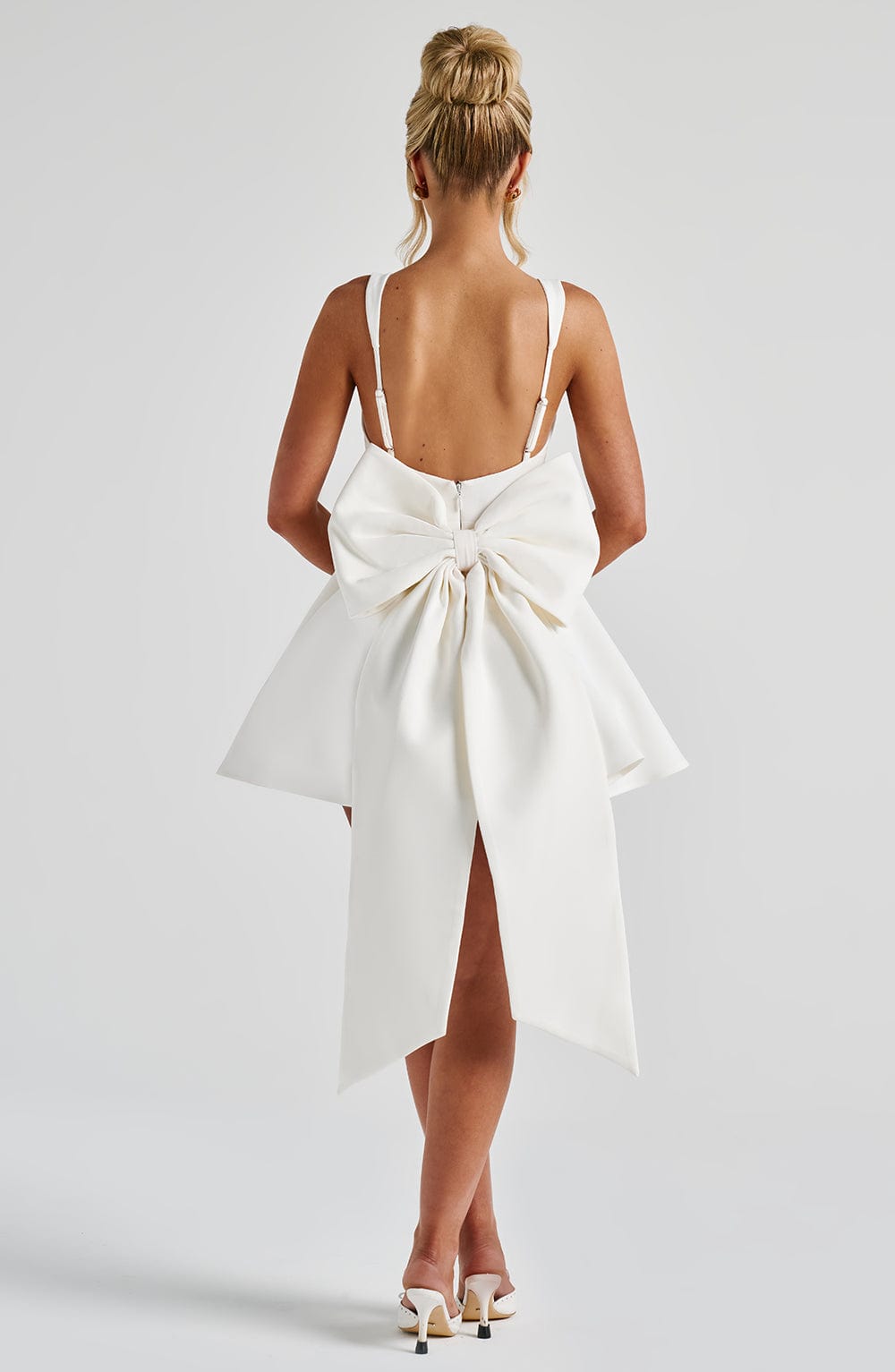 Rue Mini Dress - Ivory - Napalia