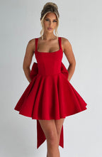 Rue Mini Dress - Red - Napalia