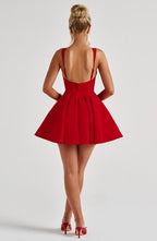 Rue Mini Dress - Red - Napalia