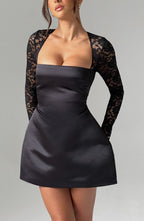 Sadie Mini Dress - Black - Napalia