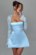 Sadie Mini Dress - Blue - Napalia