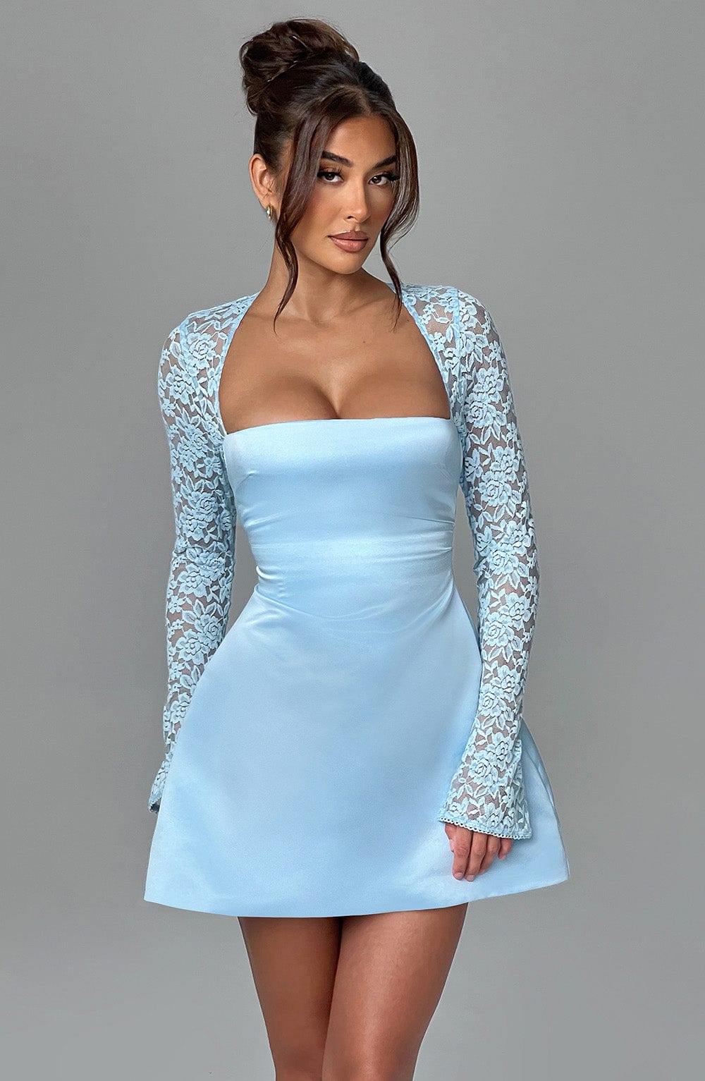 Sadie Mini Dress - Blue - Napalia