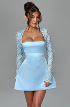 Sadie Mini Dress - Blue - Napalia