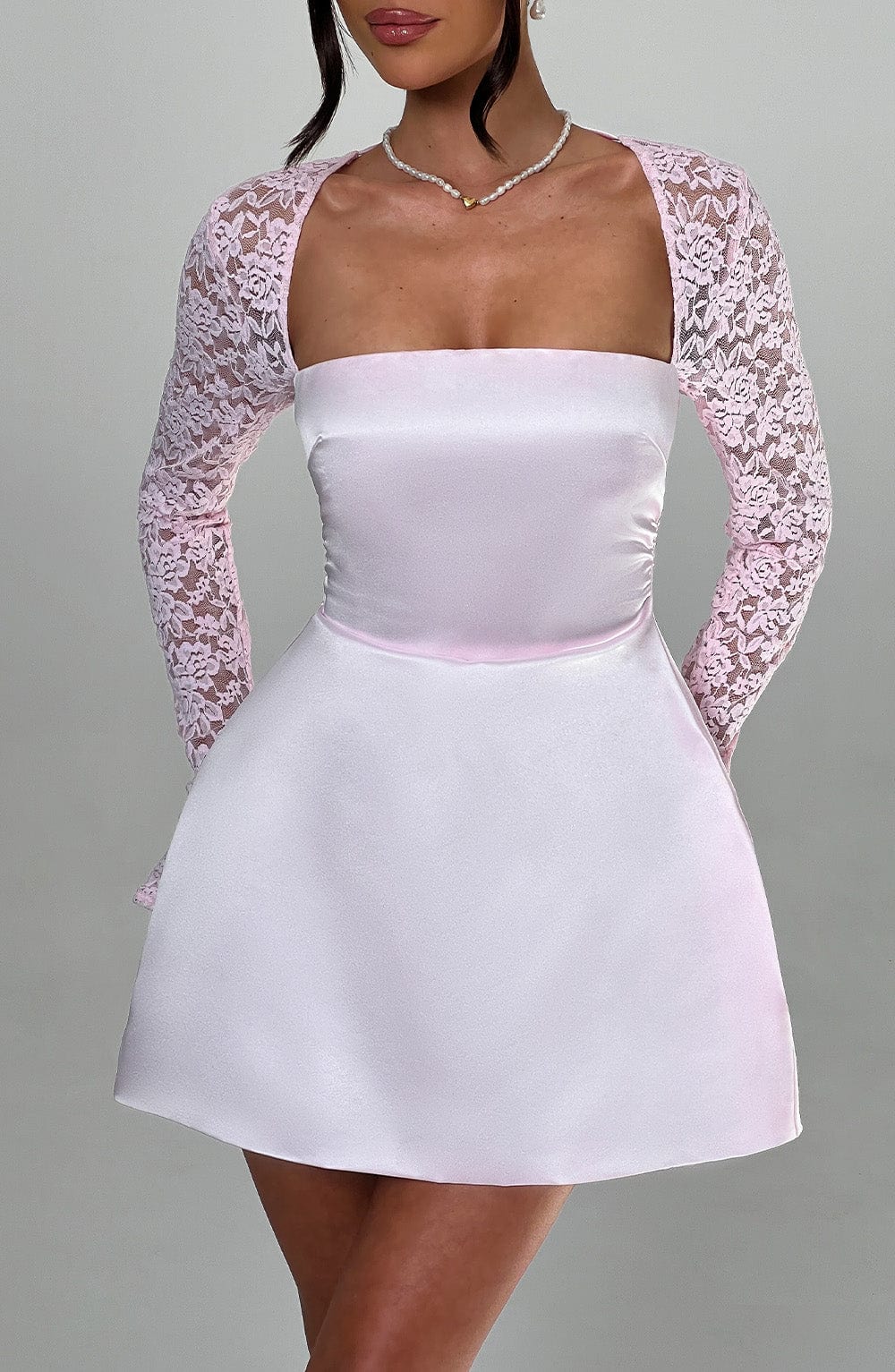 Sadie Mini Dress - Blush - Napalia