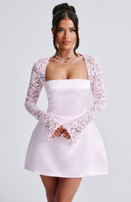 Sadie Mini Dress - Blush - Napalia