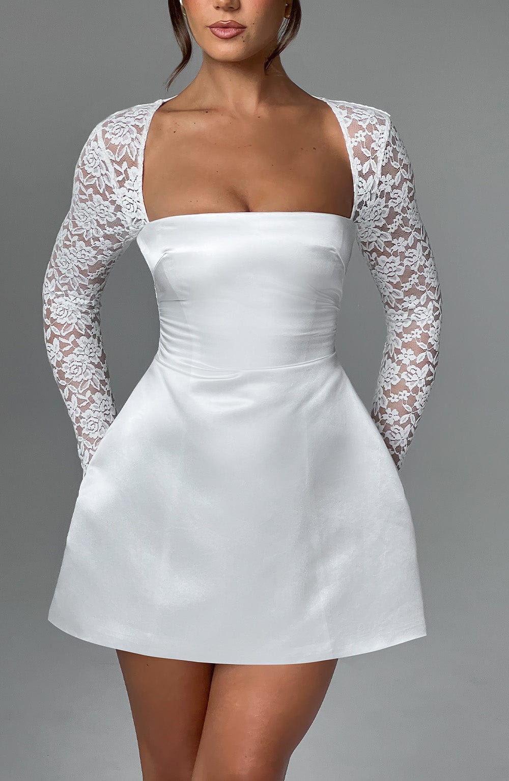 Sadie Mini Dress - Ivory - Napalia