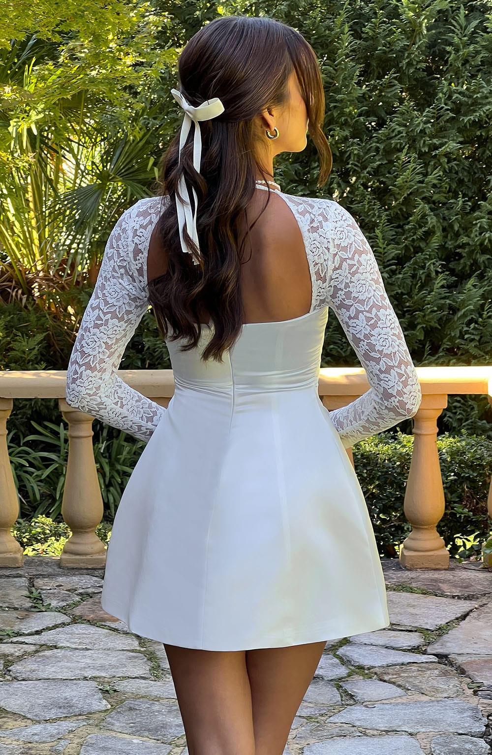 Sadie Mini Dress - Ivory - Napalia