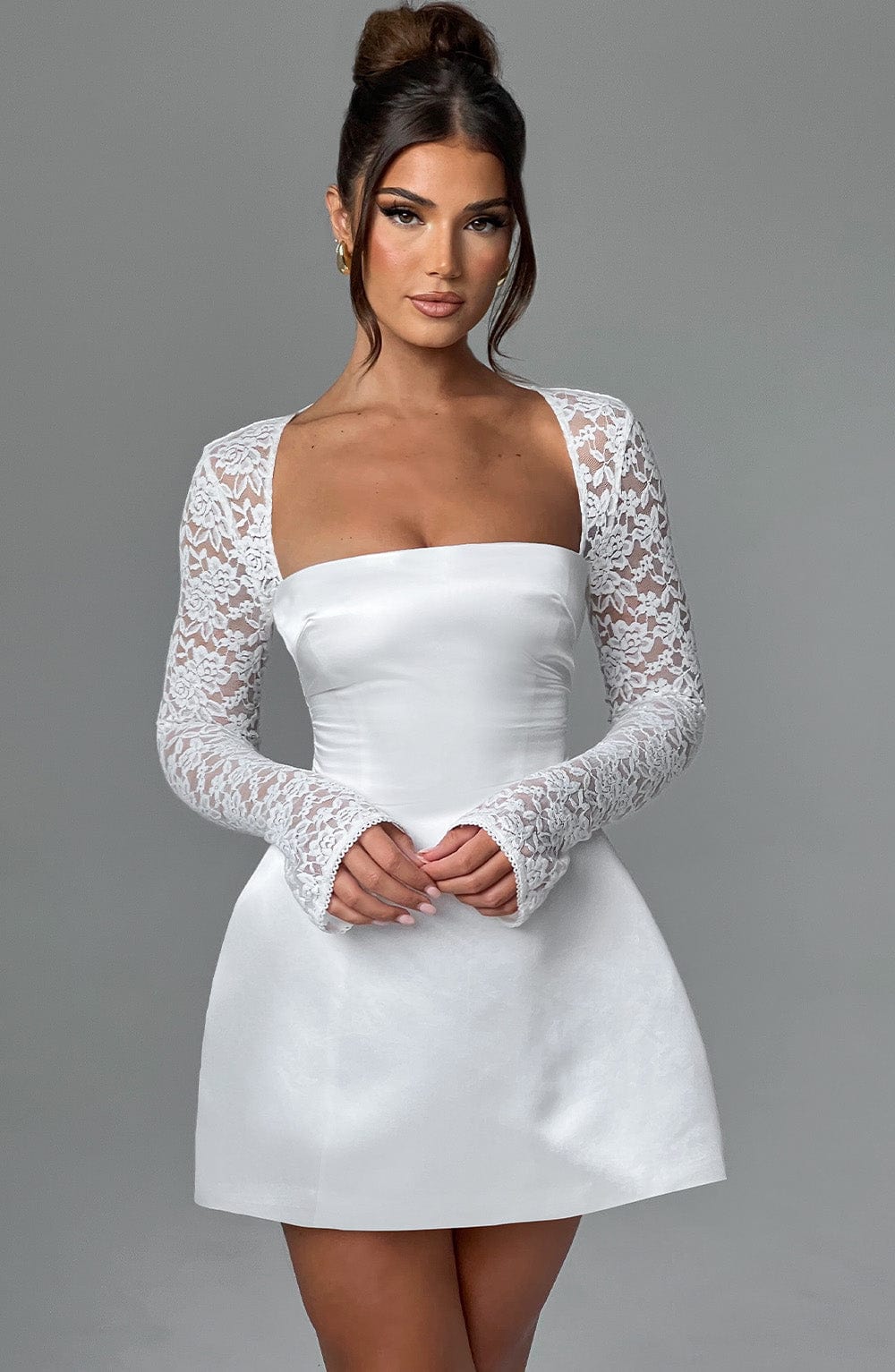 Sadie Mini Dress - Ivory - Napalia