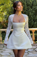 Sadie Mini Dress - Ivory - Napalia