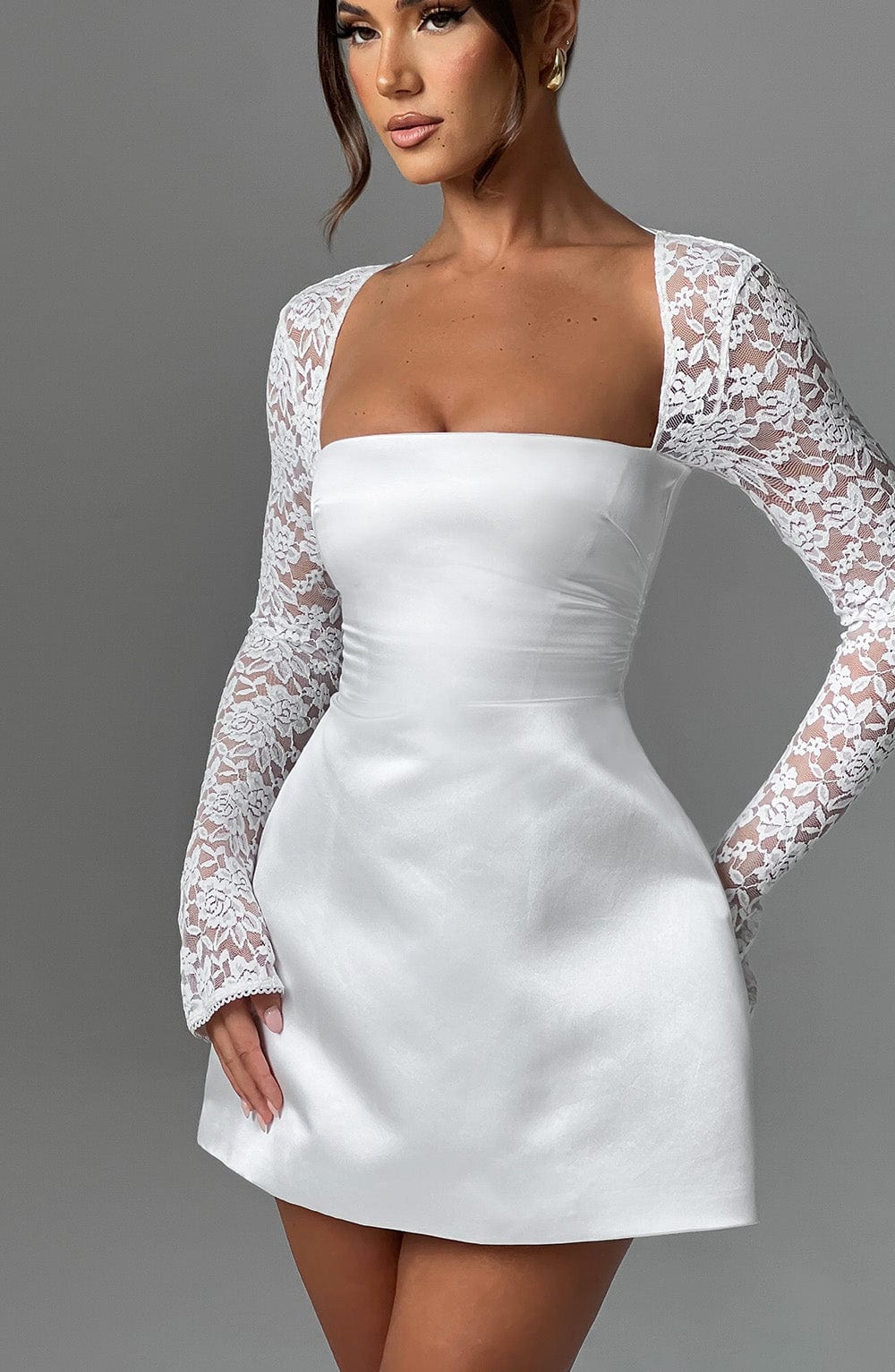 Sadie Mini Dress - Ivory - Napalia