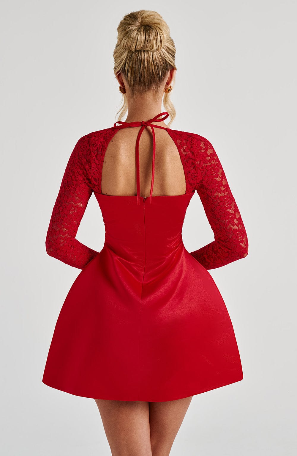 Sadie Mini Dress - Red - Napalia