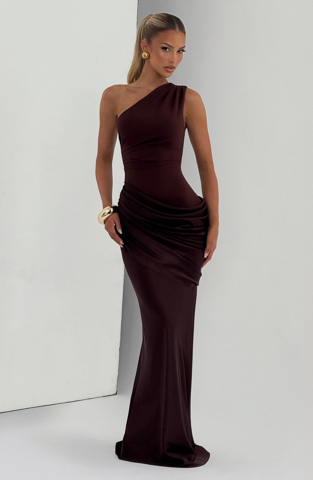 Sadona Maxi Dress - Plum Brown - Napalia