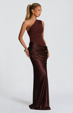 Sadona Maxi Dress - Plum Brown - Napalia