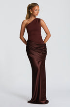 Sadona Maxi Dress - Plum Brown - Napalia