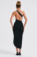 Saffira Midi Dress - Black - Napalia