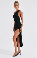 Saffira Midi Dress - Black - Napalia