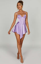 Saffron Playsuit - Purple - Napalia