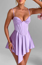 Saffron Playsuit - Purple - Napalia