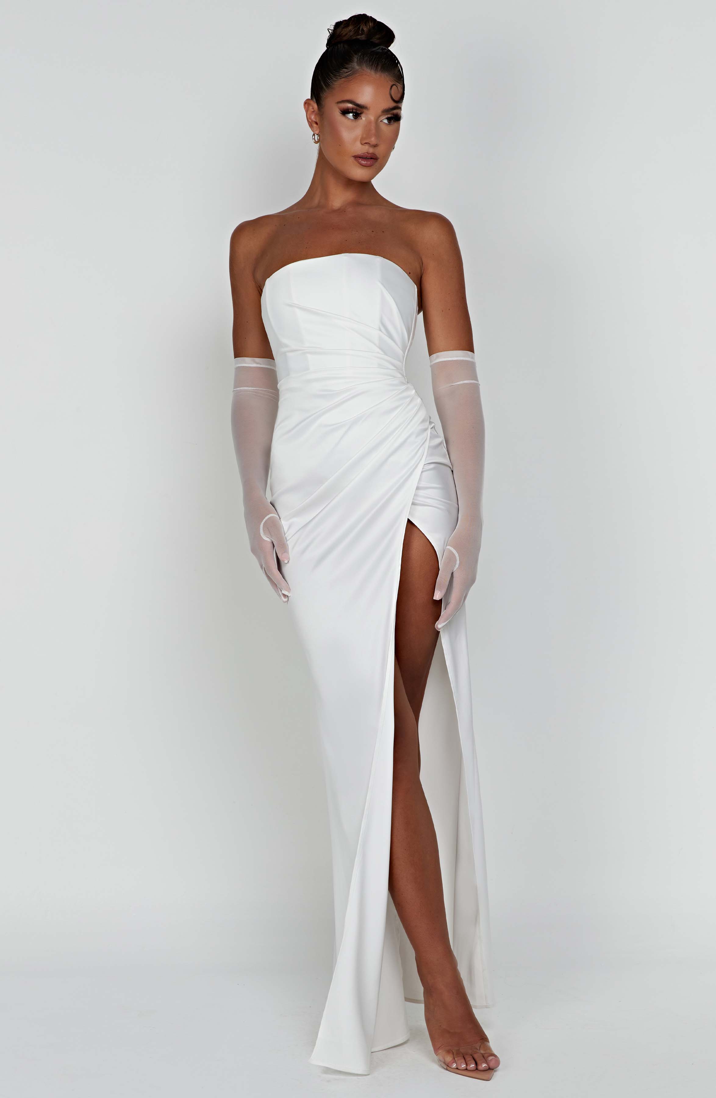 Safiya Maxi Dress - Ivory - Napalia