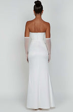 Safiya Maxi Dress - Ivory - Napalia