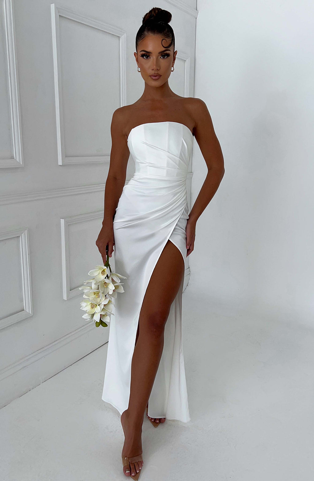 Safiya Maxi Dress - Ivory - Napalia