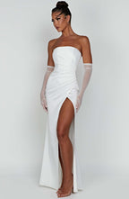 Safiya Maxi Dress - Ivory - Napalia
