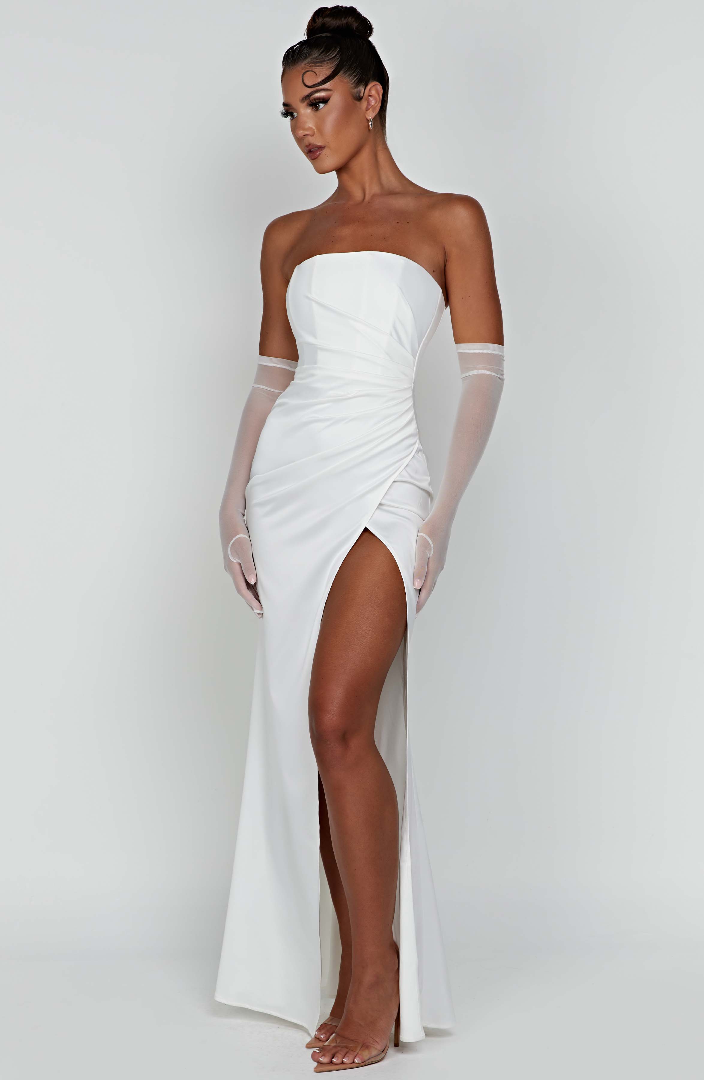 Safiya Maxi Dress - Ivory - Napalia