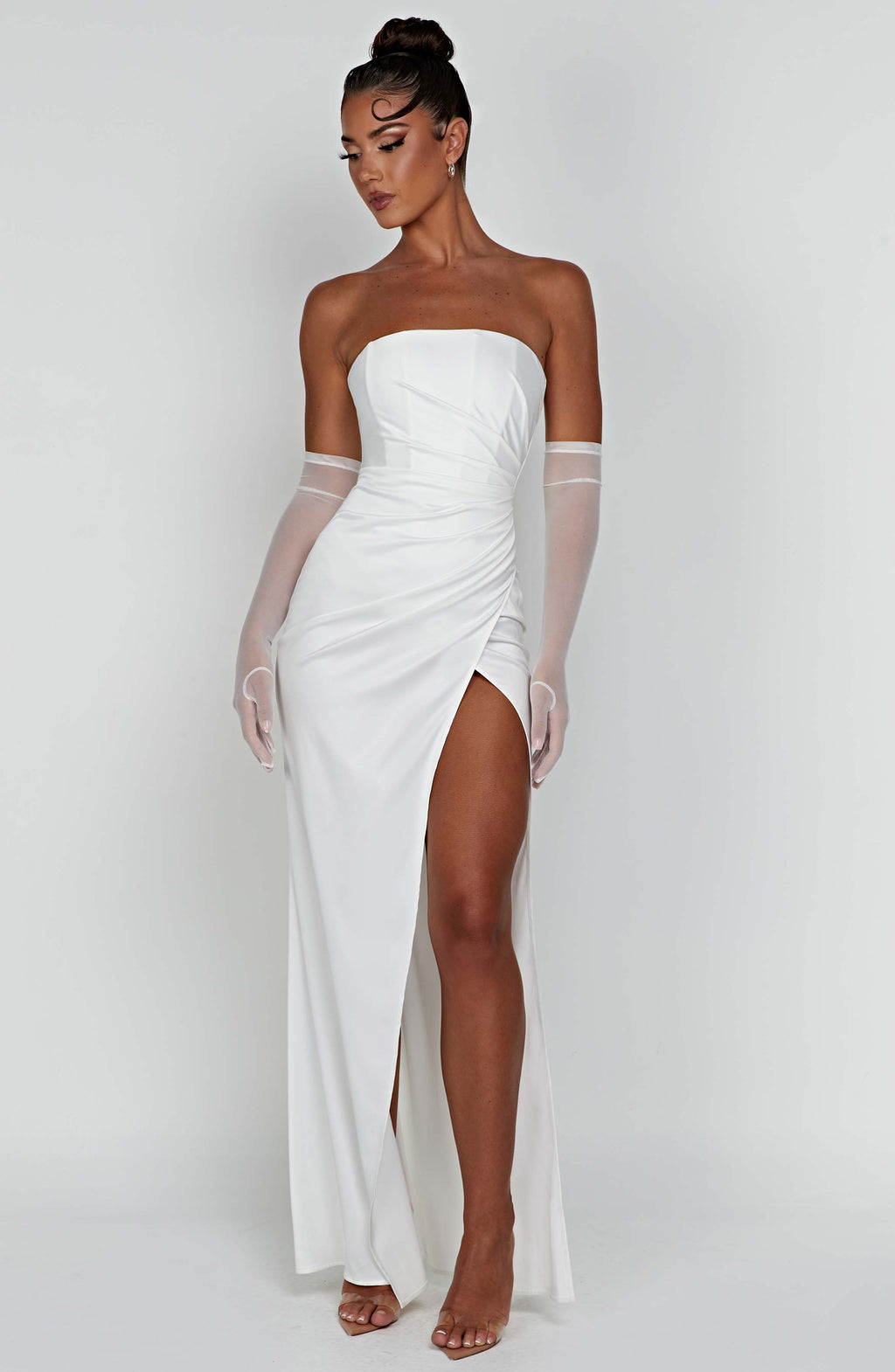 Safiya Maxi Dress - Ivory - Napalia