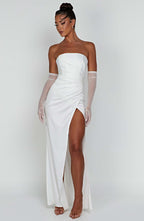 Safiya Maxi Dress - Ivory - Napalia