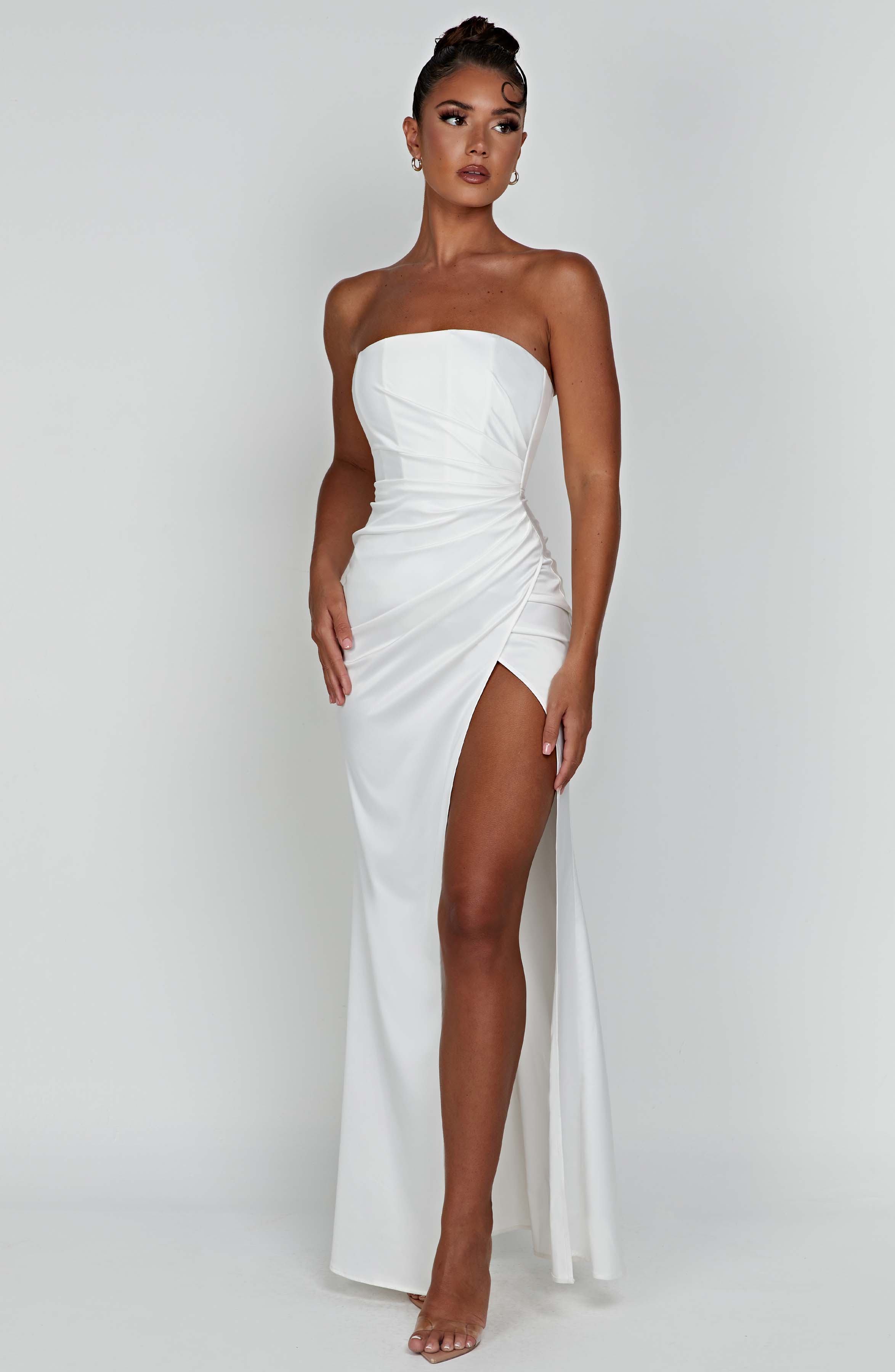 Safiya Maxi Dress - Ivory - Napalia