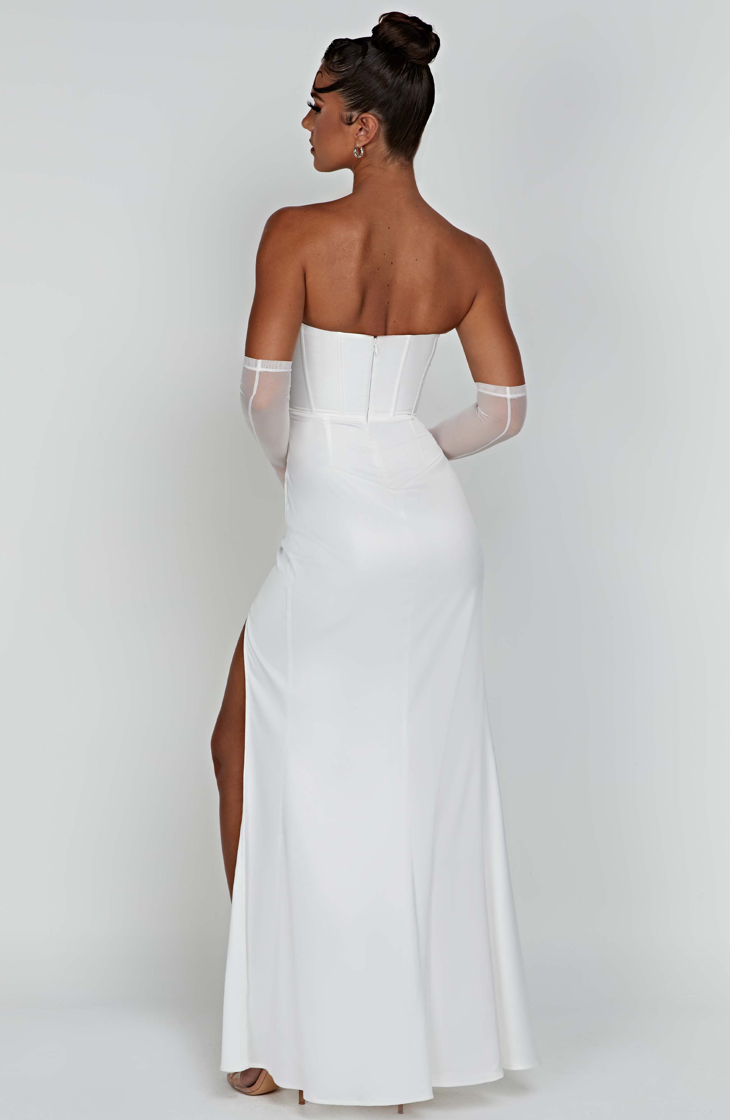 Safiya Maxi Dress - Ivory - Napalia