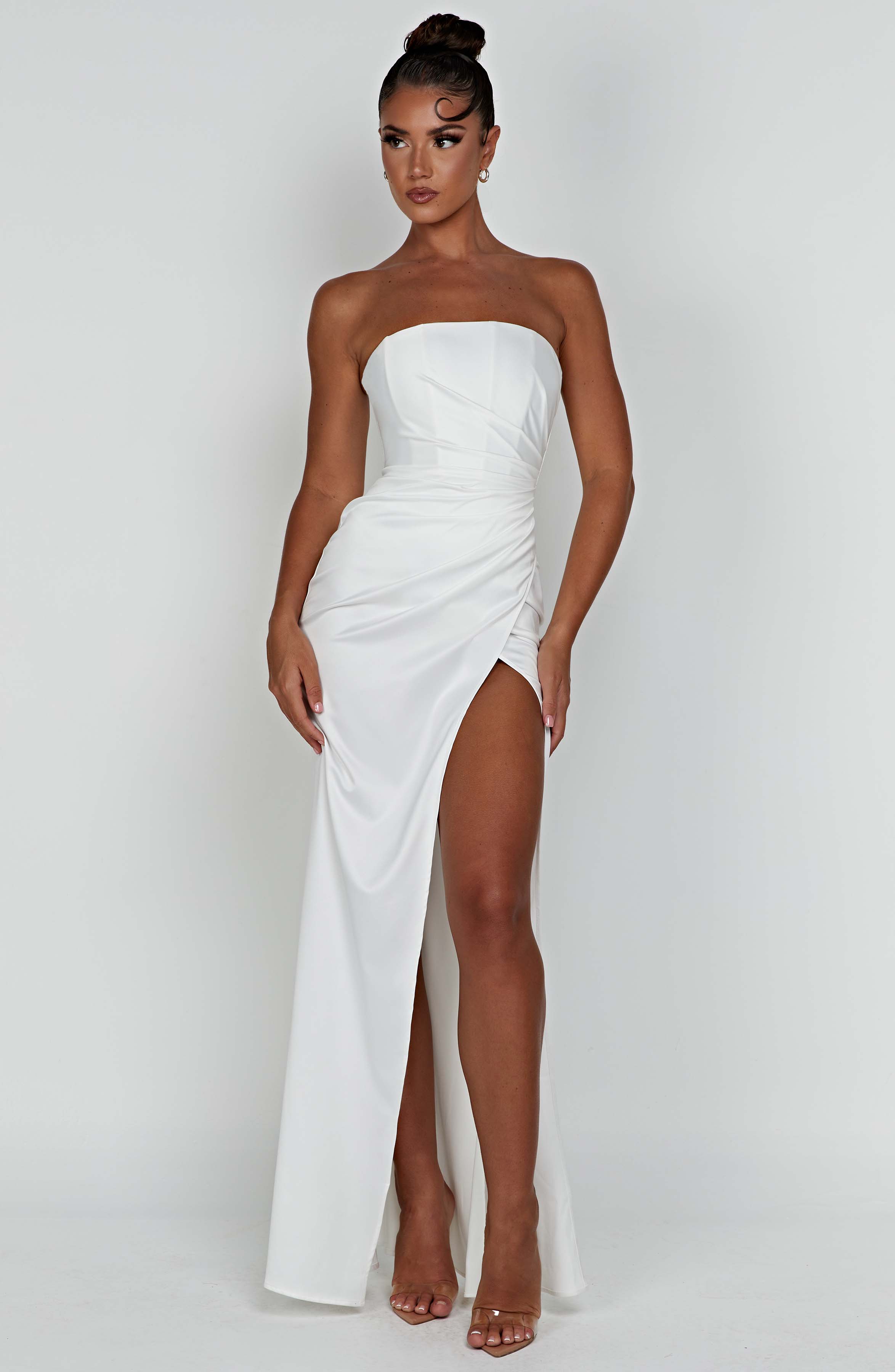 Safiya Maxi Dress - Ivory - Napalia