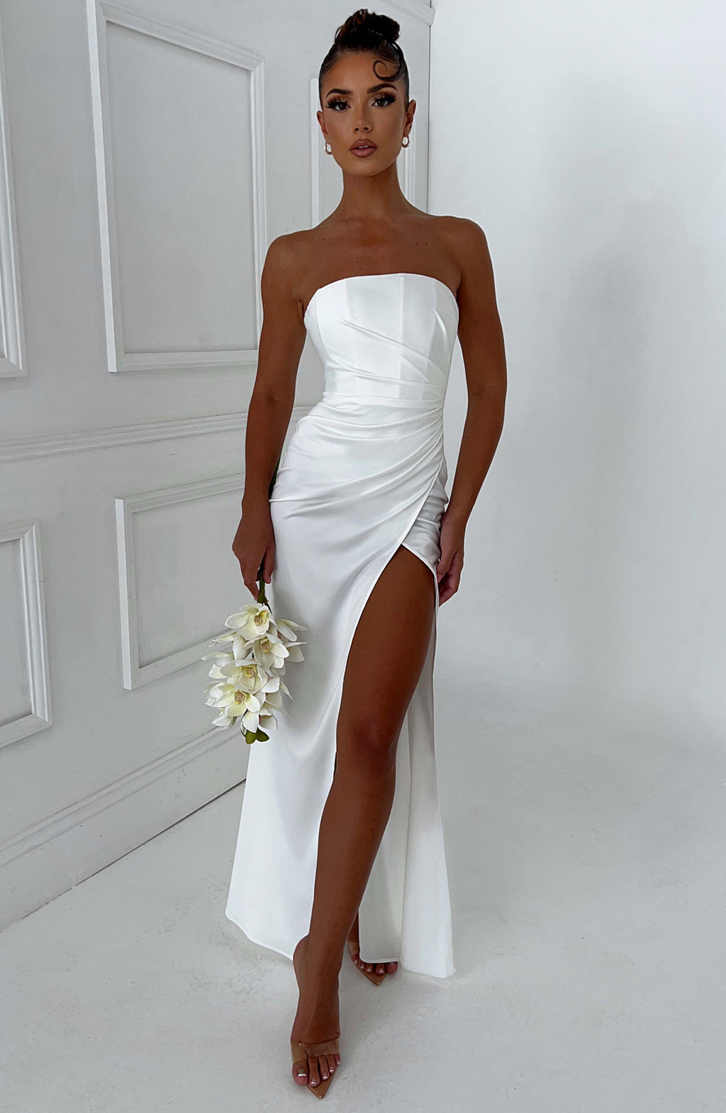 Safiya Maxi Dress - Ivory - Napalia