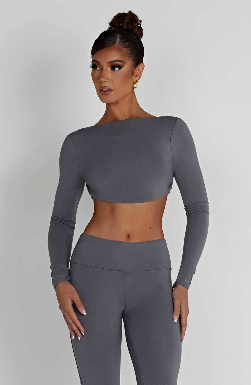 Sahra Top - Charcoal - Napalia