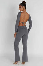 Sahra Top - Charcoal - Napalia