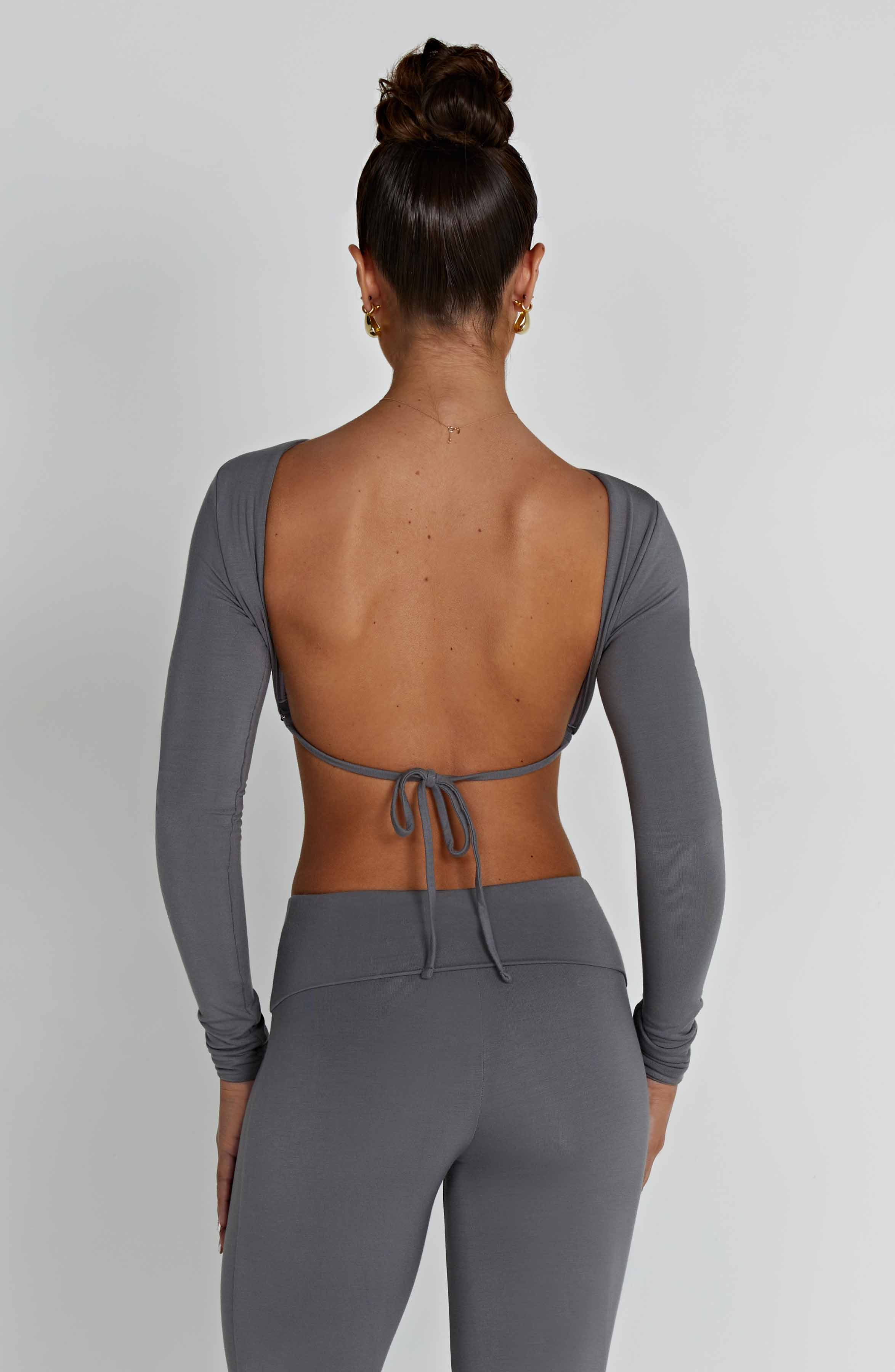 Sahra Top - Charcoal - Napalia